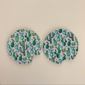 Cactus Car Coaster Set